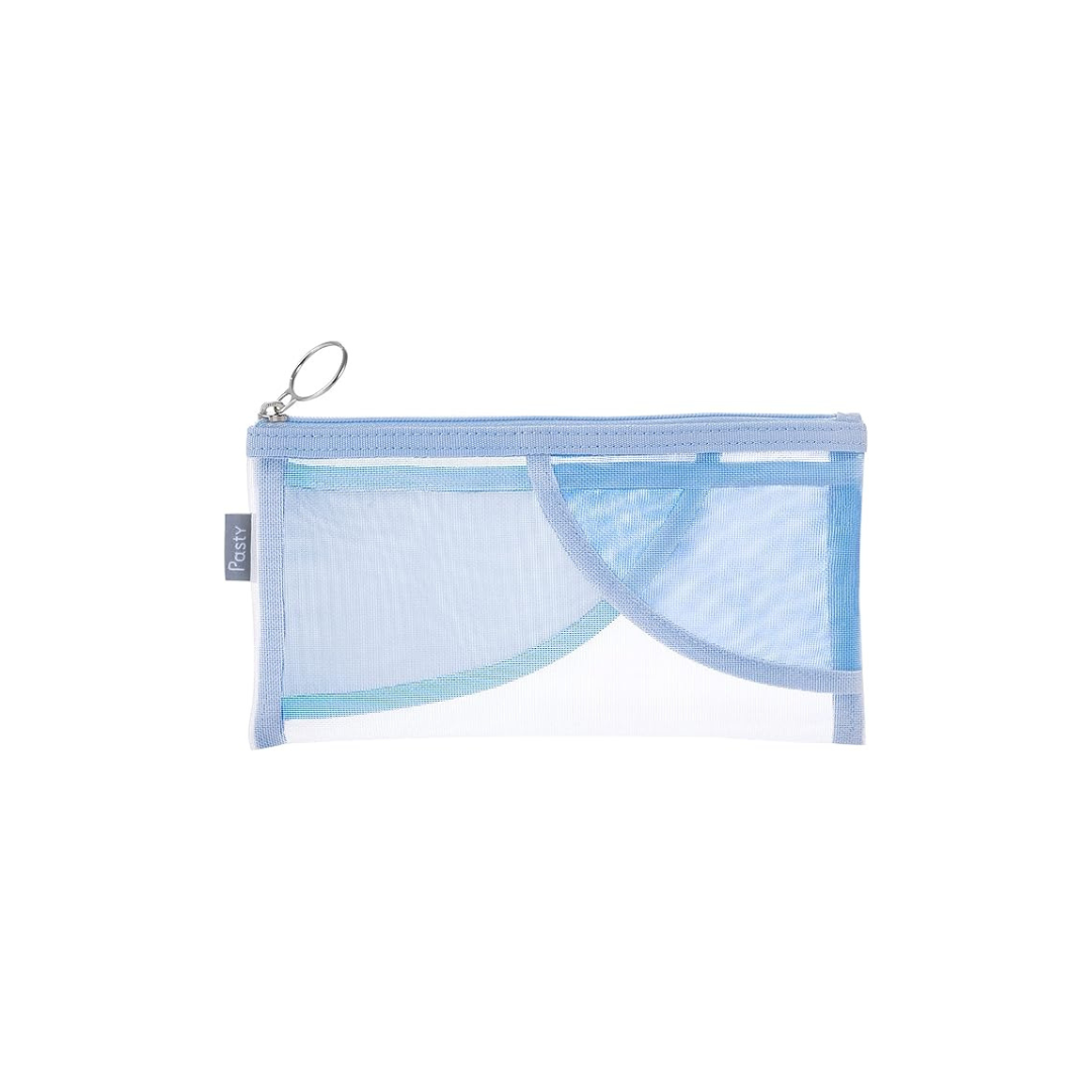 PLUS Pen Case Pasty Flat Type Blue FL-200CA 98-782