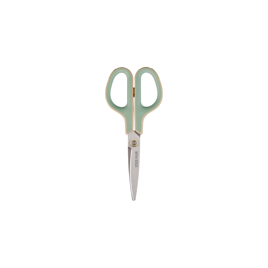 Plus SC-175S-AB 34-394 Scissors, Fit Cut Curve, Antibacterial Grip, Limited Edition, Retro Green
