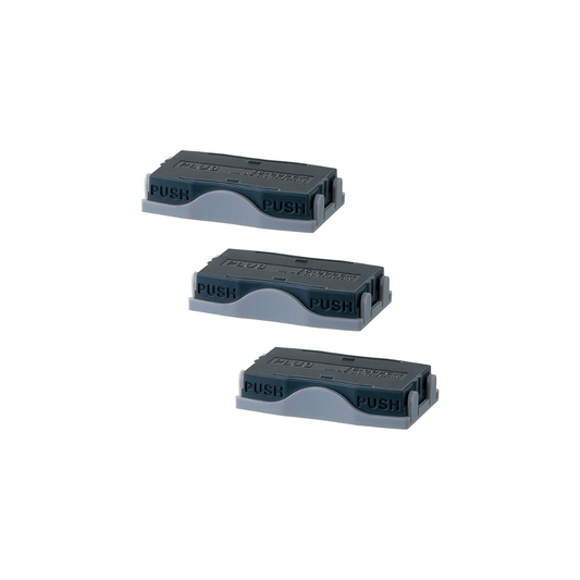 Plus Personal Information Protection Stamp Quick Press Keshipon Dedicated Ink Cartridge 3-Pack 37-095×3