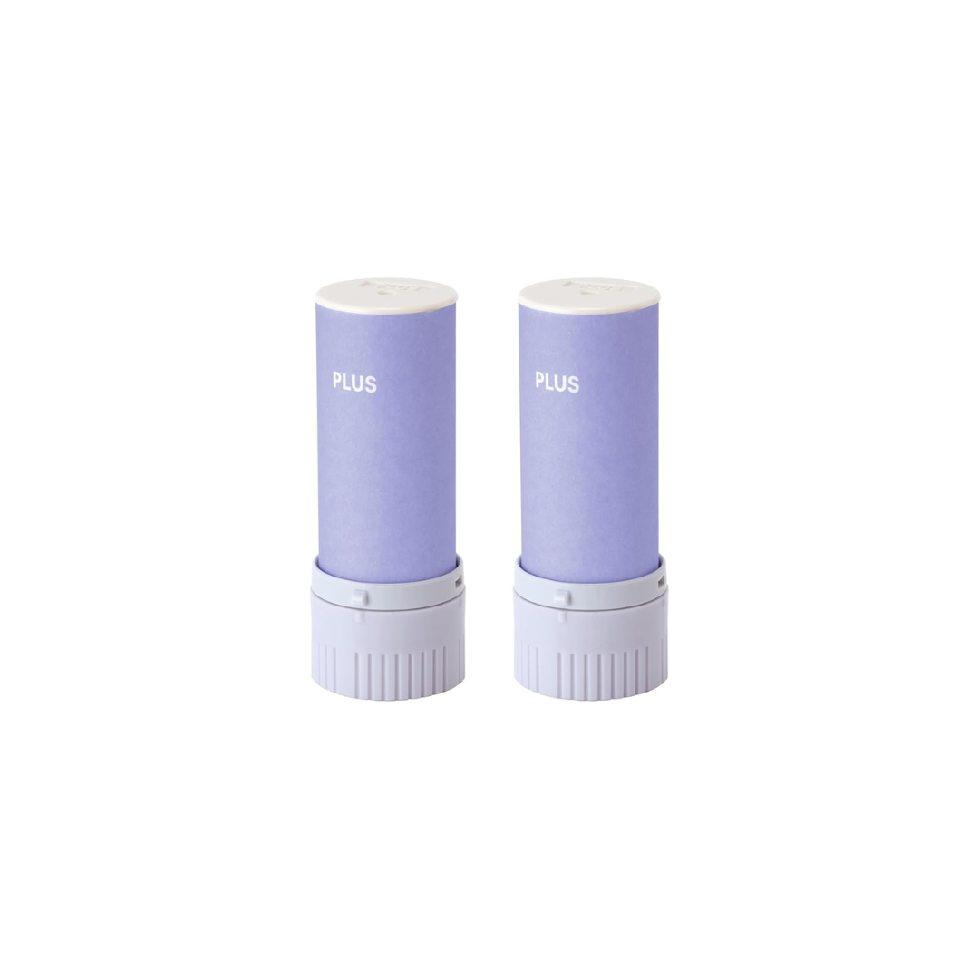 Plus Personal Information Protection Stamp Roller Keshipon Slim Fit, 2-Piece Set, Purple, IS-600CM, 40-182×2