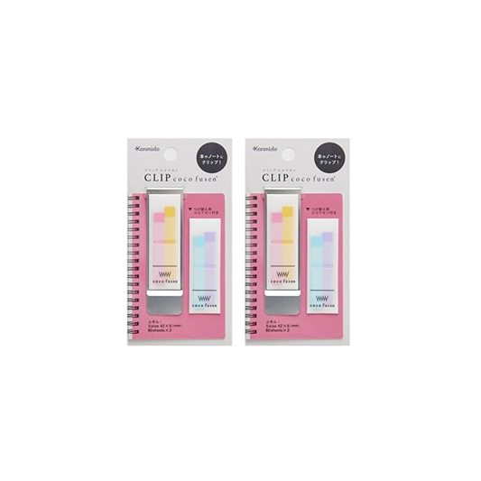 Kanmido Fusen Clip Cocofsen Pastel Pink S CF-7008 (x2)