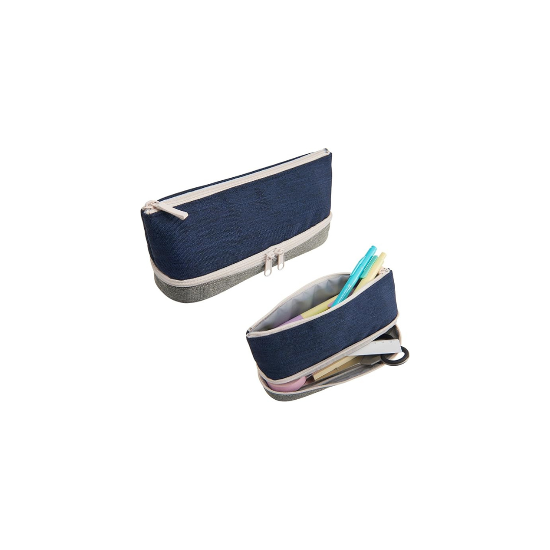 RAYMAY  Fujii FY366K Pencil Case, 2-Layer, Navy