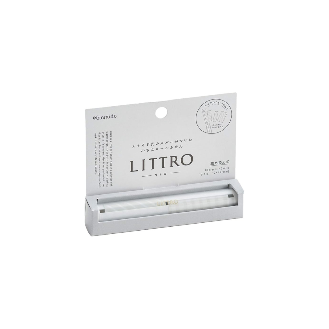 Kanmido Retro Pattern Sticky Notes Grayish LT-1002