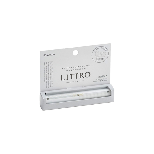 Kanmido Retro Pattern Sticky Notes Grayish LT-1002