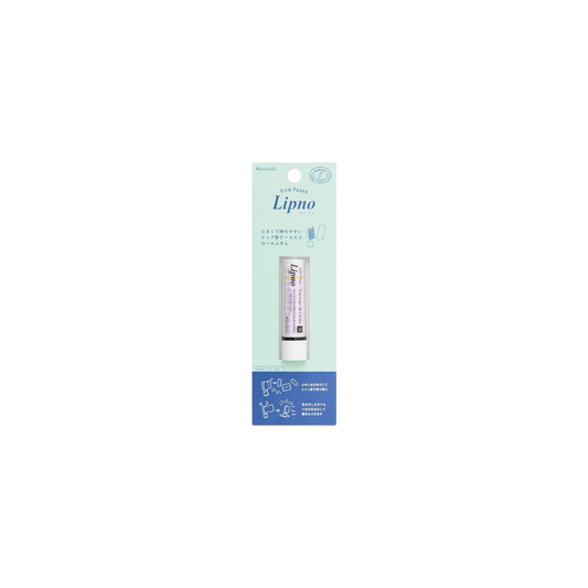 Kanmido LPR-1001 Fusen Lip No Purple Yellow Gingham