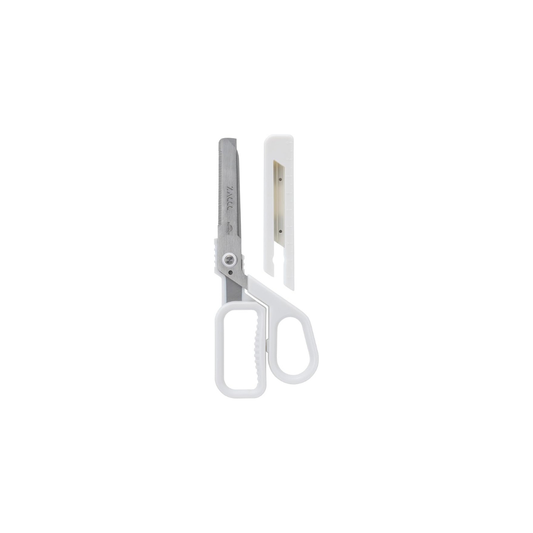 RAYMAY Fujii Scissors Cardboard Cutter ZACCC Zack Standard Blade Off-White SH1357W