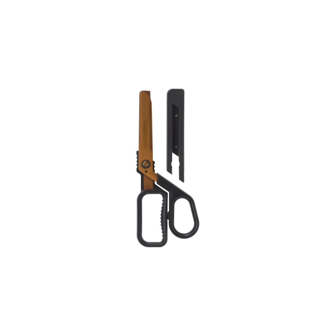 RAYMAY Fujii Scissors Cardboard Cutter ZACCC Zack Titanium Coated Blade Dark Clay SH1358N