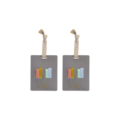 Kamido CFP-3002AZ Fusen Bookmark, Kokofsen Page, Set of 2, Gray