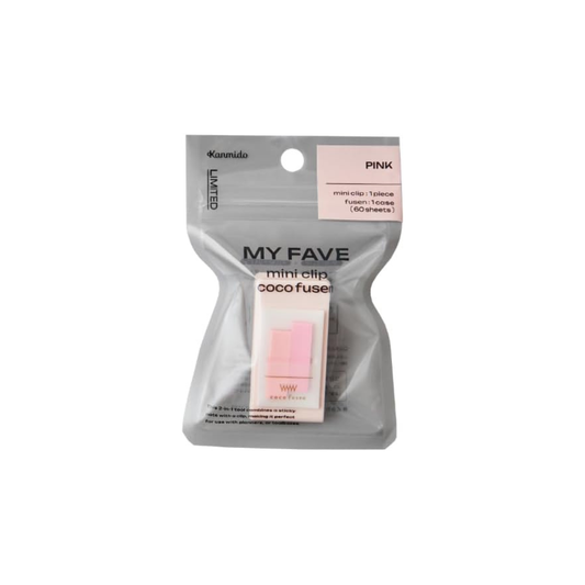 Kanmido CF-8815 Sticky Note Mini Clip Kokofsen My Fave Pink