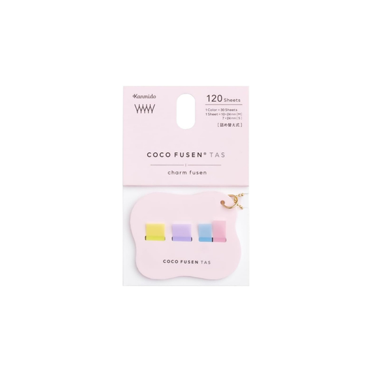 Kanmido Kokofusen Tasu Charm Sticky Notes Hana Pink CFT-A-101