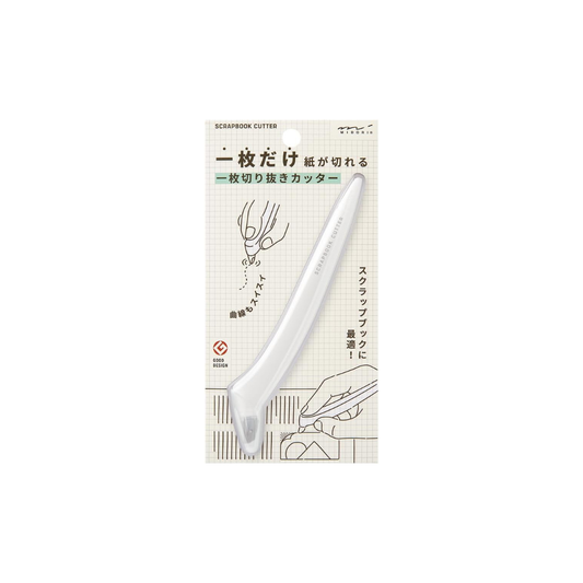 Midori 35555006 Cutter, 1-Piece Cutter, White