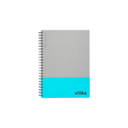 Maruman Notebook, Ring Notebook, Utoka, A5, 4mm Grid Ruled, Light Blue, N460-52