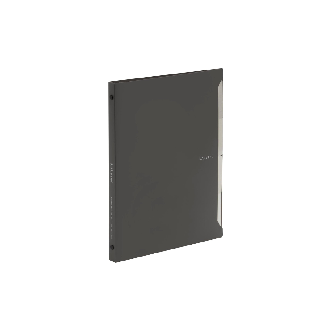 Maruman Loose Leaf Binder, B5, Kakesel, 26 Holes, Charcoal Gray F022-22