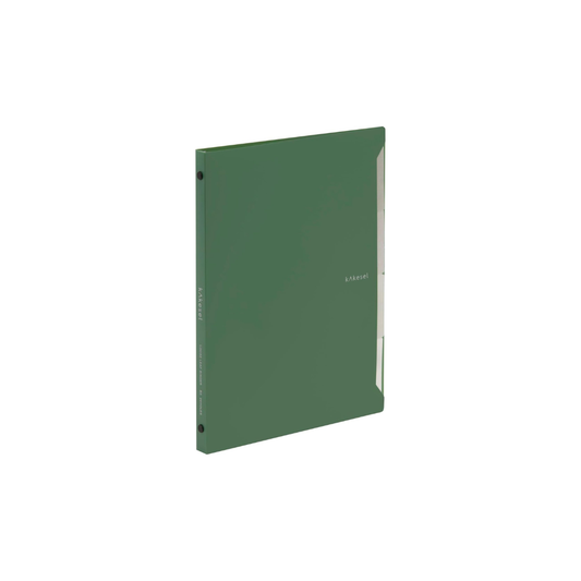 Maruman F022-23 Loose Leaf Binder B5 Kakeshell, 26 Holes, Deep Green
