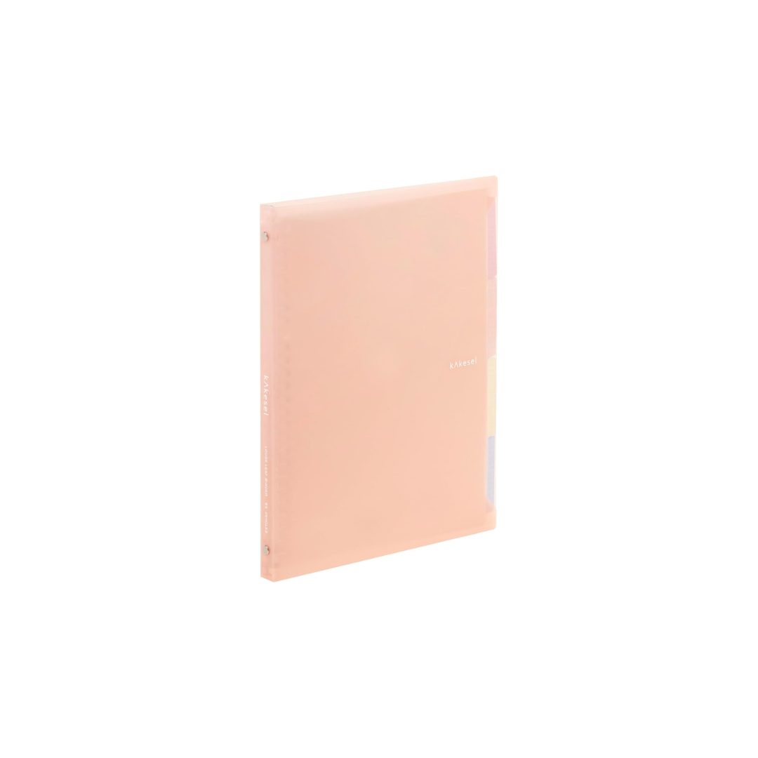 Maruman F021-38 Loose Leaf Binder B5 Kakeseru, 26 Holes, Light Pink