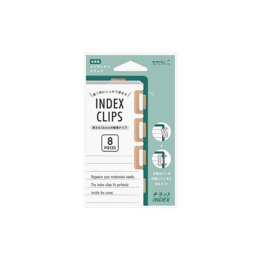 Midori Clip Index Chilat Orange 43230006