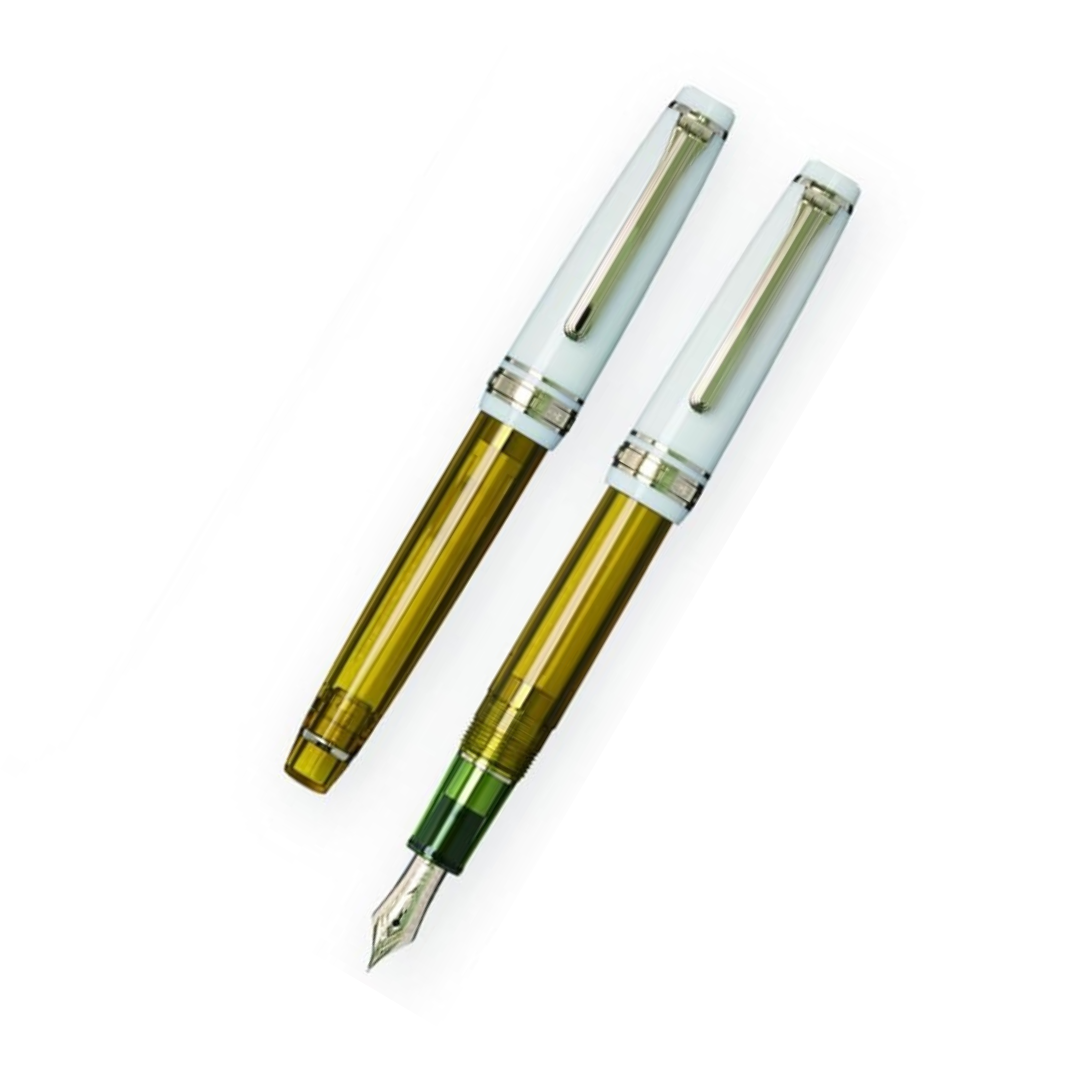 Sailor Fountain Pen World Tea Time Moroccan Mint Tea Slim Fountain Pen Mint & Sugar (M)