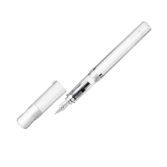 Pilot FKA1SRNCM Fountain Pen, Kakuno, Medium, Transparent