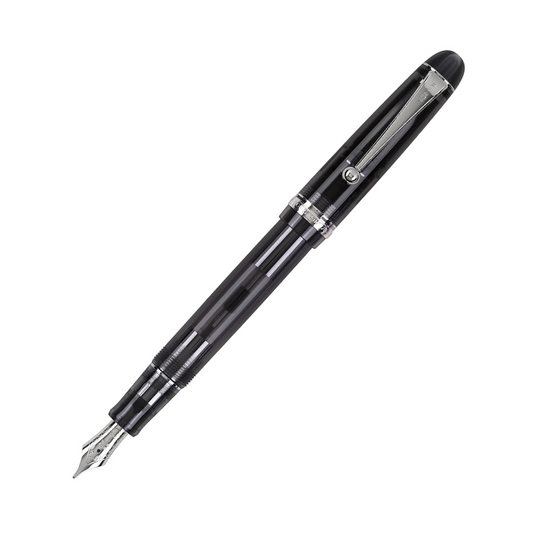 Pilot Custom 74 Fountain Pen, Black Smoke Barrel, Broad Nib (60755)