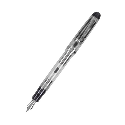 Pilot Custom 74 Fountain Pen, Black Smoke Barrel, Broad Nib (60755)