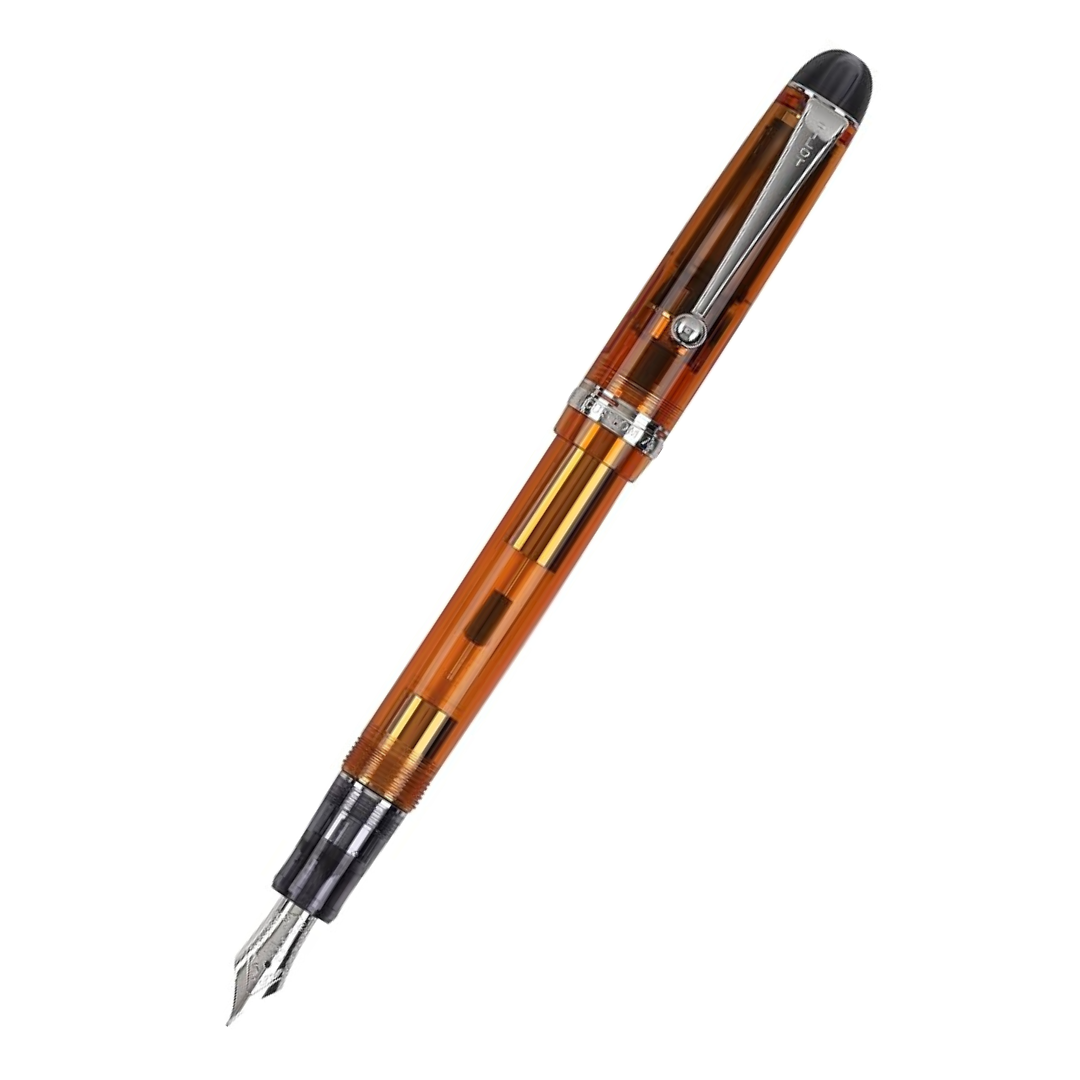 Pilot Custom 74 Fountain Pen, Black Smoke Barrel, Broad Nib (60755)