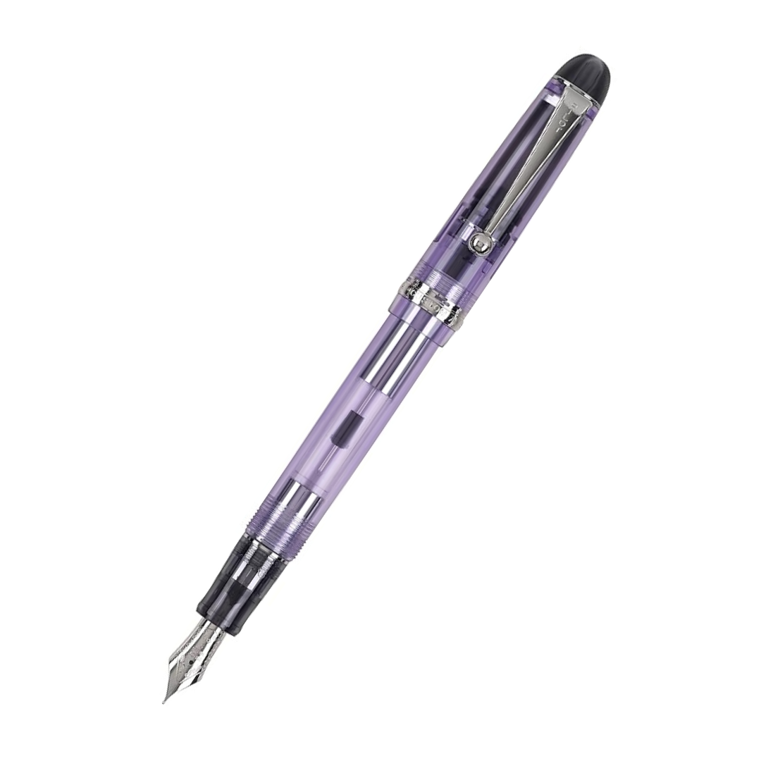 Pilot Custom 74 Fountain Pen, Black Smoke Barrel, Broad Nib (60755)