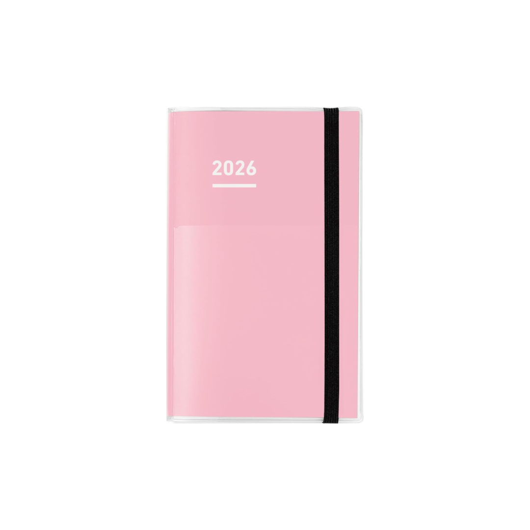 Kokuyo Jibun Notebook First Kit 2026 Monthly Weekly A5 Slim Pink Ni-JF1P-26 Starts on November 2025