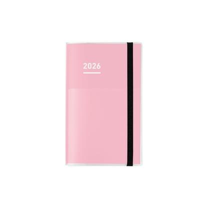 Kokuyo Jibun Notebook First Kit 2026 Monthly Weekly A5 Slim Pink Ni-JF1P-26 Starts on November 2025