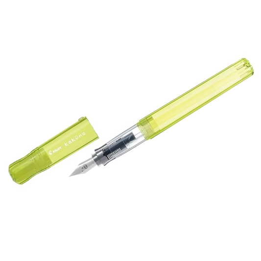Pilot FKA1SRKBAYF Fountain Pen Kakuno F Baby Yellow