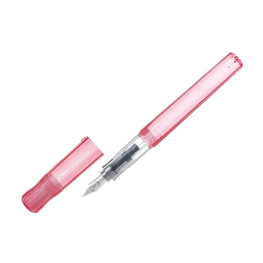 Pilot FKA1SRKMRM Fountain Pen, Kakuno, M, Mama Red