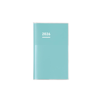 Kokuyo Jibun Diary Mini Notebook 2026 Monthly Weekly B6 Slim Green Ni-JCMD1G-26 Starts from November 2025