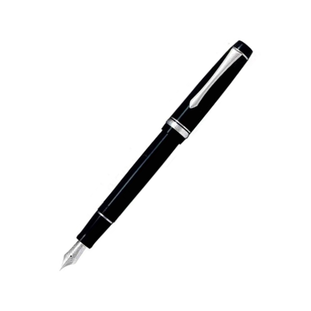 Pilot FKVHN-12SR-BBB Custom Hage 91 Extra Thick Black Fountain Pen