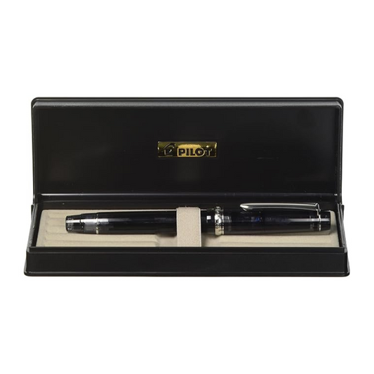Pilot Fountain Pen Custom Heritage 92, Transparent Black Body, M-Nib (FKVH-15SRS-TB-M)