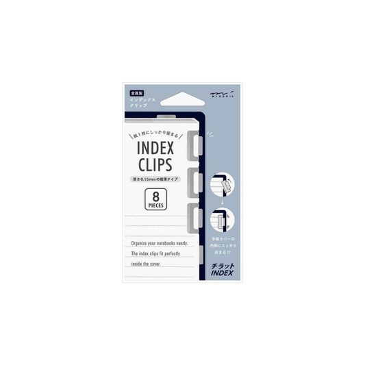 Midori Clip Index Chilat Silver 43229006