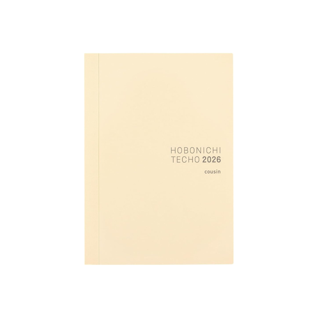 HOBONICHI  Notebook 2026 Main Unit Cousin (A5 / 1 page per day / January / Starts on Monday)