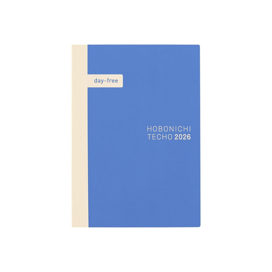 HOBONICHI Notebook 2026 Main Unit Day - Free (A5 / Month + Notebook / January / Start Monday)