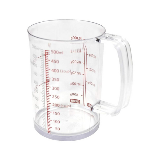 Kai Measuring Cup, Kai House Select, Heat Resistant, 16.9 fl oz (500 ml), Can Be Poured Anywhere, Made in Japan DH7121