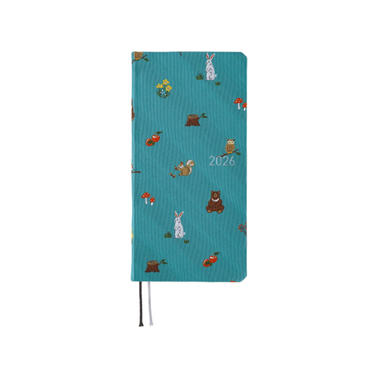 HOBONICHI  Notebook, 2026 Weeks, English Version, Thai & Chief/in the Forest, Starts from January, Weekly Notebook, Weekly Left, Slim & Long