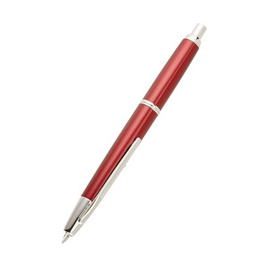 Pilot Fountain Pen Capless Decimo, Red Body, EF-Nib (FCT-15SR-R-EF)