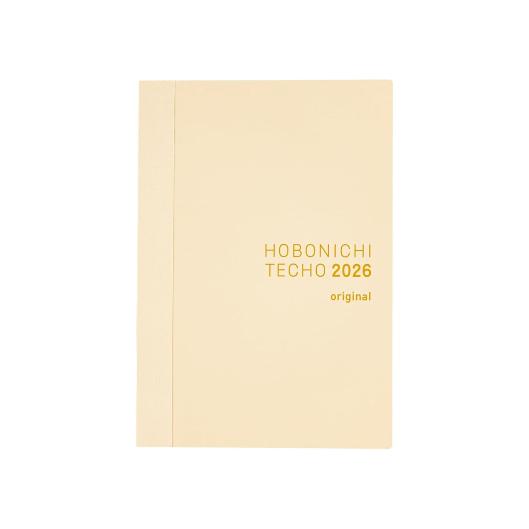 HOBONICHI Notebook 2026 Main Unit, Original English Version (A6 / 1 Page per Day (English) / January / Start Monday)