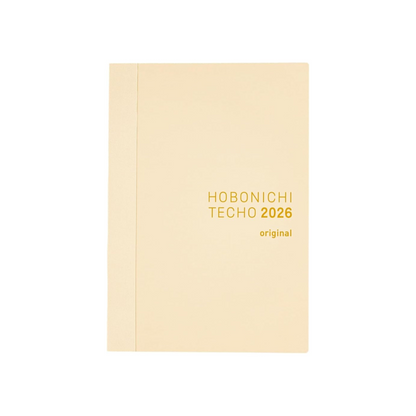 HOBONICHI Notebook 2026 Main Unit, Original English Version (A6 / 1 Page per Day (English) / January / Start Monday)