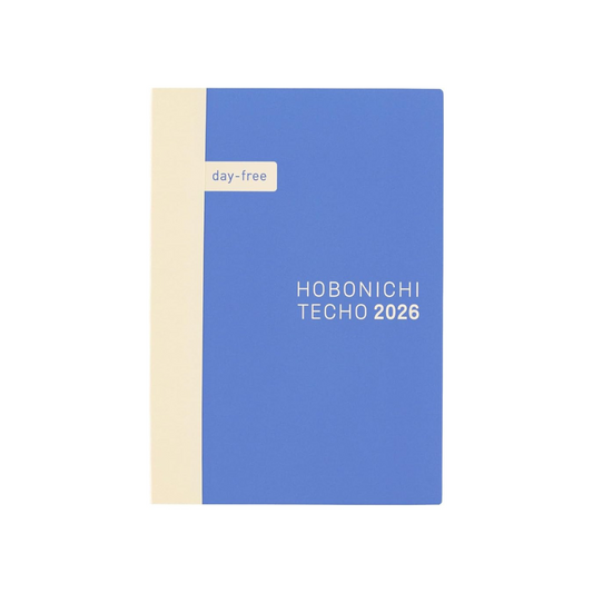 HOBONICHI  Notebook 2026 Main Unit Day - Free (A6/A6/AM + Notebook/January/Starts Monday)
