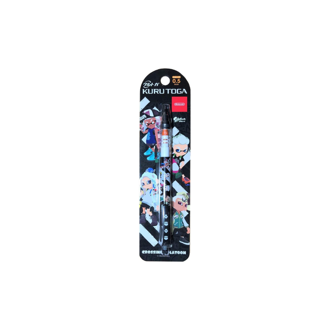 Kurutoga Mechanical Pencil 0.5mm CROSSING SPLATOON Nintendo Tokyo Exclusive